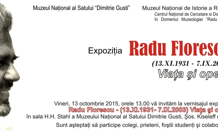 „Radu Florescu (13 11 1931  7 09 2003)  Viaţa şi opera” la Muzeul Regiunii Porților de Fier jpeg