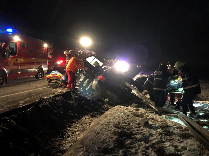 accident centura valcele -apahida foto isu cluj