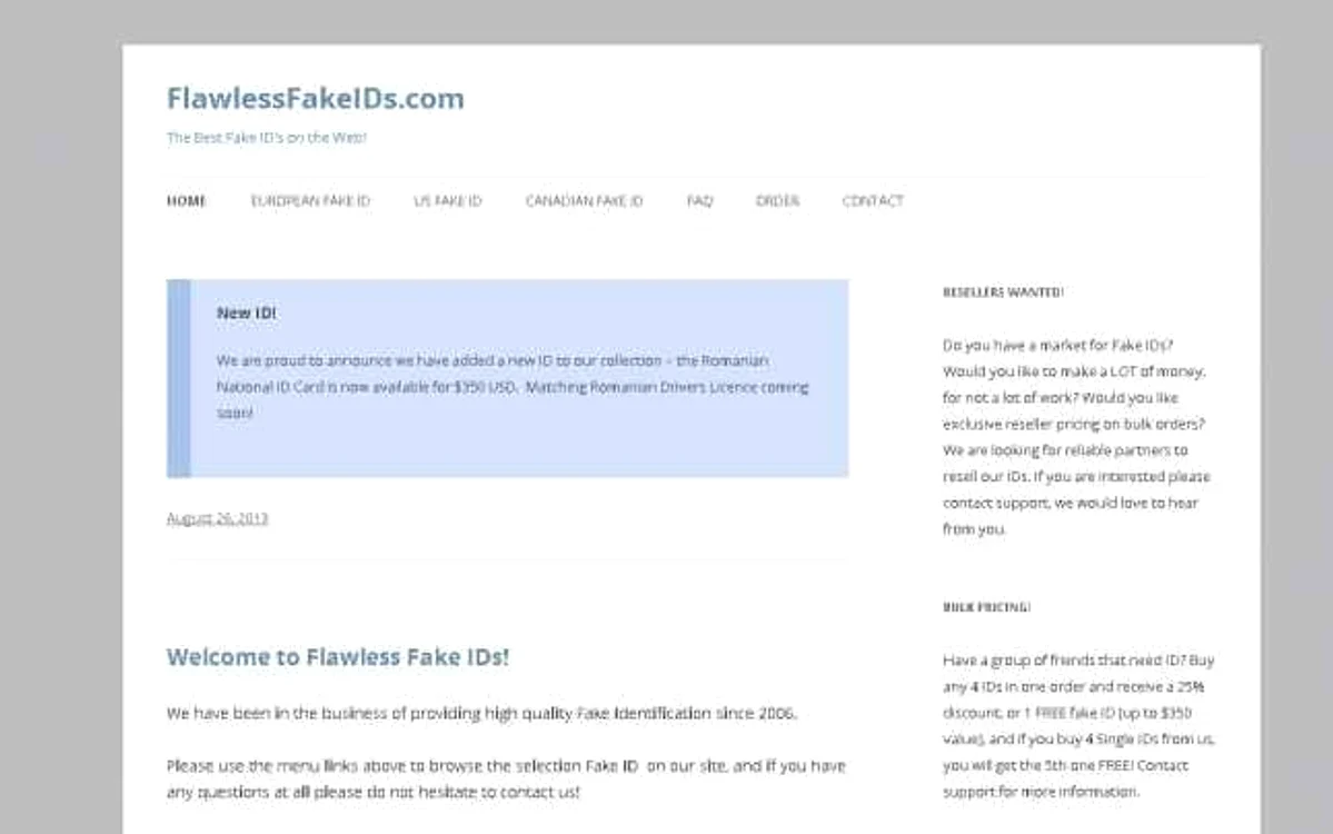 flawless fake id
