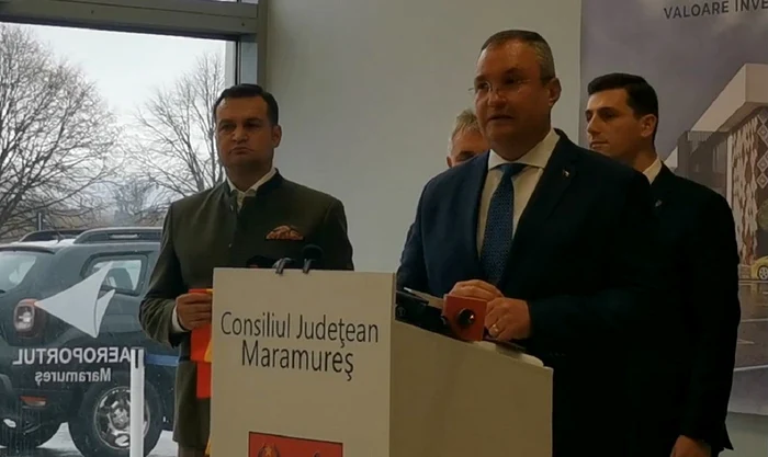 Premierul Nicolae Ciucă a fost prezent în Baia Mare FOTO Angela Sabău