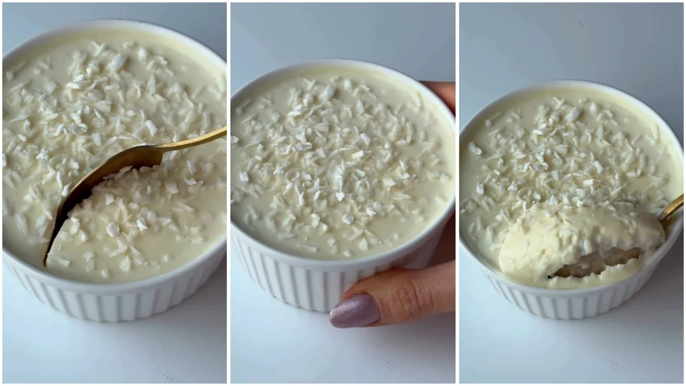 Desert fără prea multe calorii. Foto: colaj Instagram 