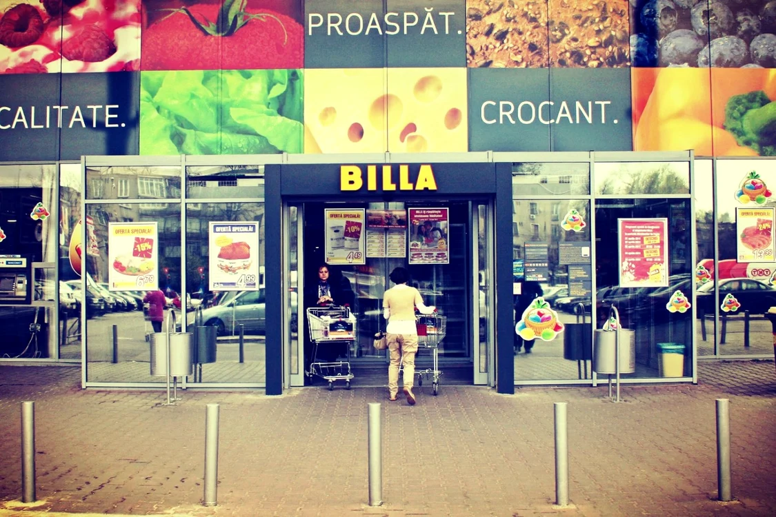 Cele 86 de supermarketuri Billa vor fi preluate de către Carrefour
