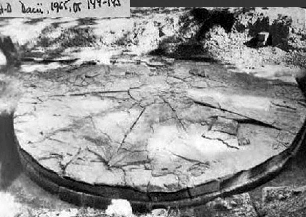 Soarele de andezit în 1965. Sursa: România de Vis