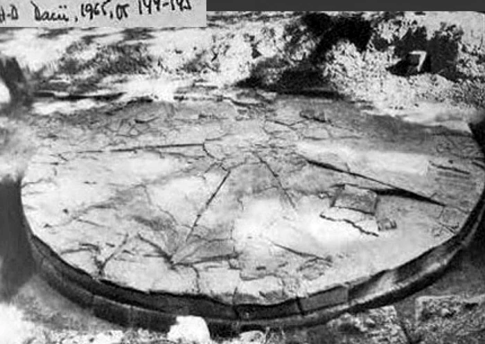 Soarele de andezit în 1965. Sursa: România de Vis