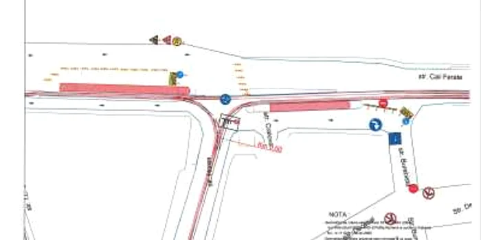 Noi restricţii în trafic din cauza lucrărilor la linia de tramvai (foto: Primăria Cluj-Napoca)