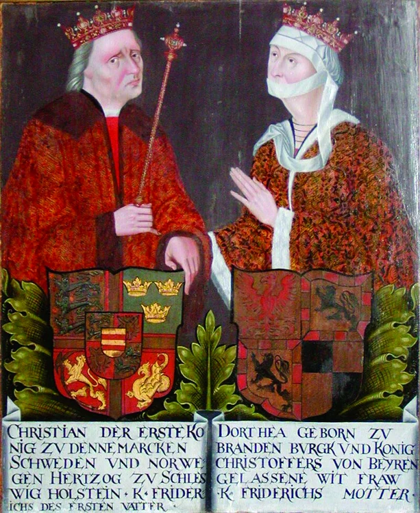 Regele Christian I și Regina Dorothea