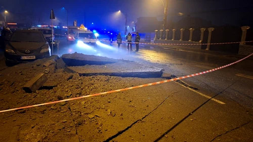 Avarie la conducta de gaz în Craiova: 30 de persoane evacuate și intervenție în desfășurare FOTO ISU Dolj