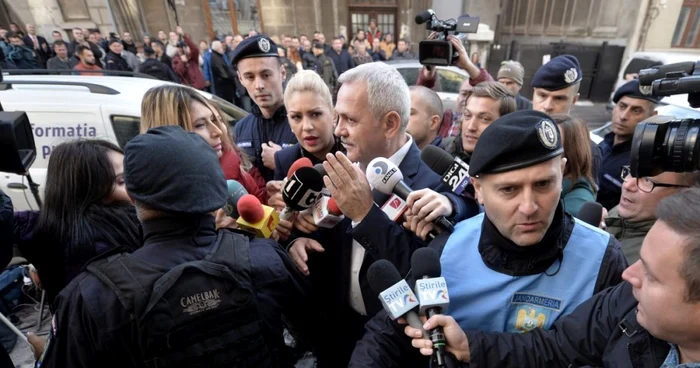 Liviu Dragnea la DNA FOTO Mediafax