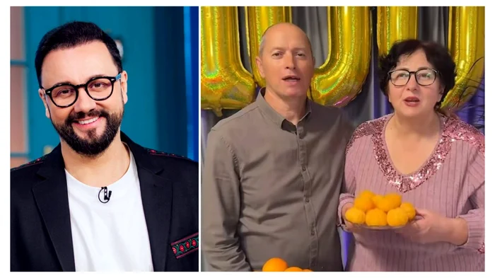 Adriana și Gicu, invitați în emisiunea lui Cătălin Măruță - Foto: colaj Click!