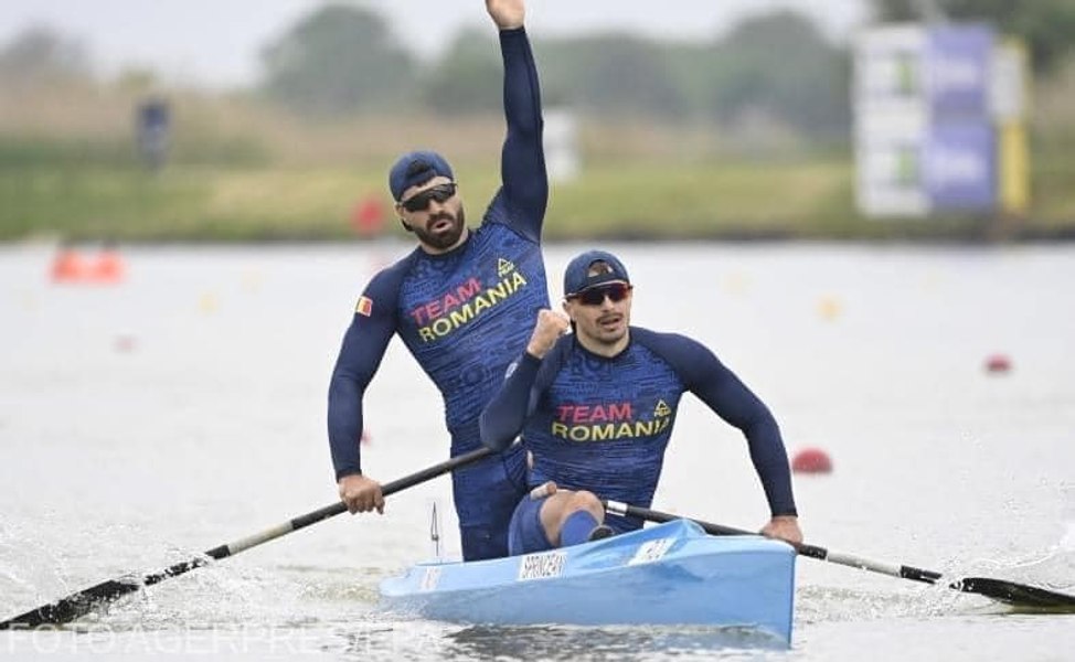 O nouă medalie pentru România la Mondialele de kaiac-canoe. Sprincean şi Nuţă au obţinut bronz la canoe dublu 1.000 m 