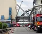 Incendiu la o fabrică de lemne FOTO ISU Brașov