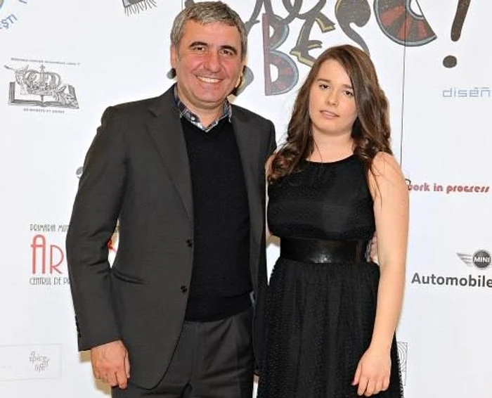Kira şi Gheorghe Hagi, la premiera peliculei "Bucureşti, te iubesc"foto: Armand Ionescu - © Happy Sound Production