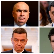 Ilie Bolojan, George Simion, Sorin Grindeanu, Nicușor Dan / FOTO Mediafax Foto