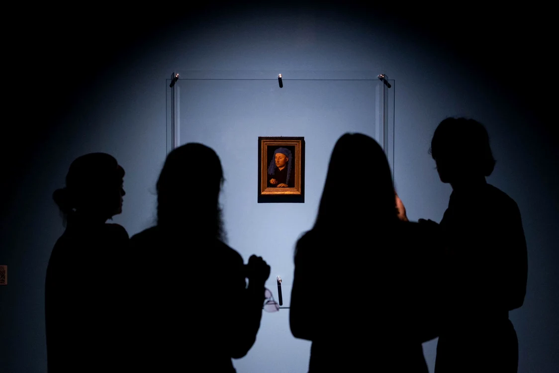 „Omul cu tichie albastră”, expusă la Art Safari