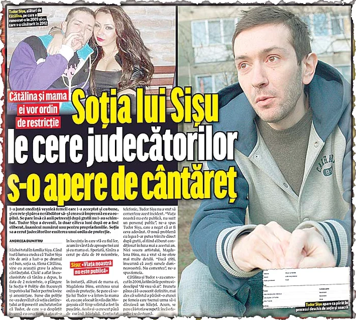 Cântăreţul Tudor Sişu