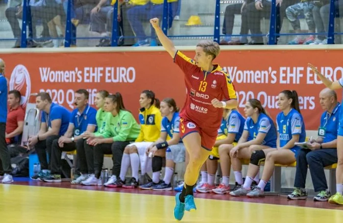 
    Cristina Laslo a fost MVP-ul meciului cu UcrainaFOTO: FRH.ro  