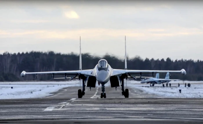 Foto: EPA-EFE / Avion rusesc Su-35s