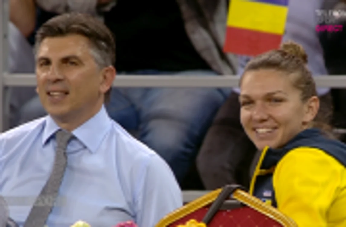 Lupescu alături de Halep