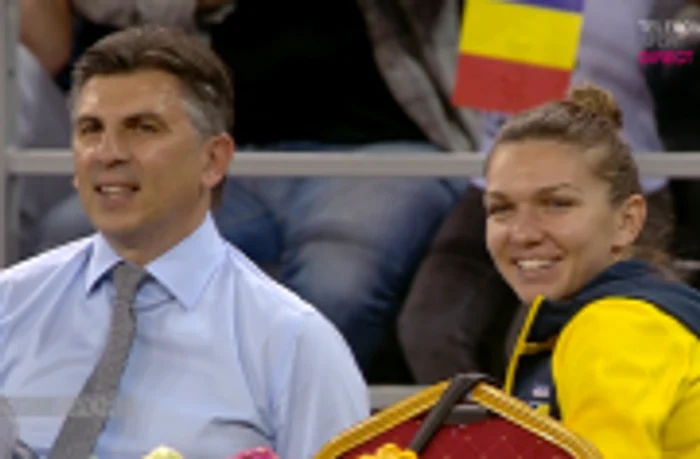 Lupescu alături de Halep