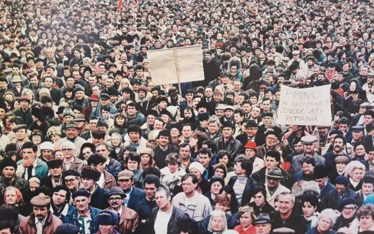Timişoara a continuat revoluţia anticomunistă în anul 1990 FOTO Liviu Tulbure
