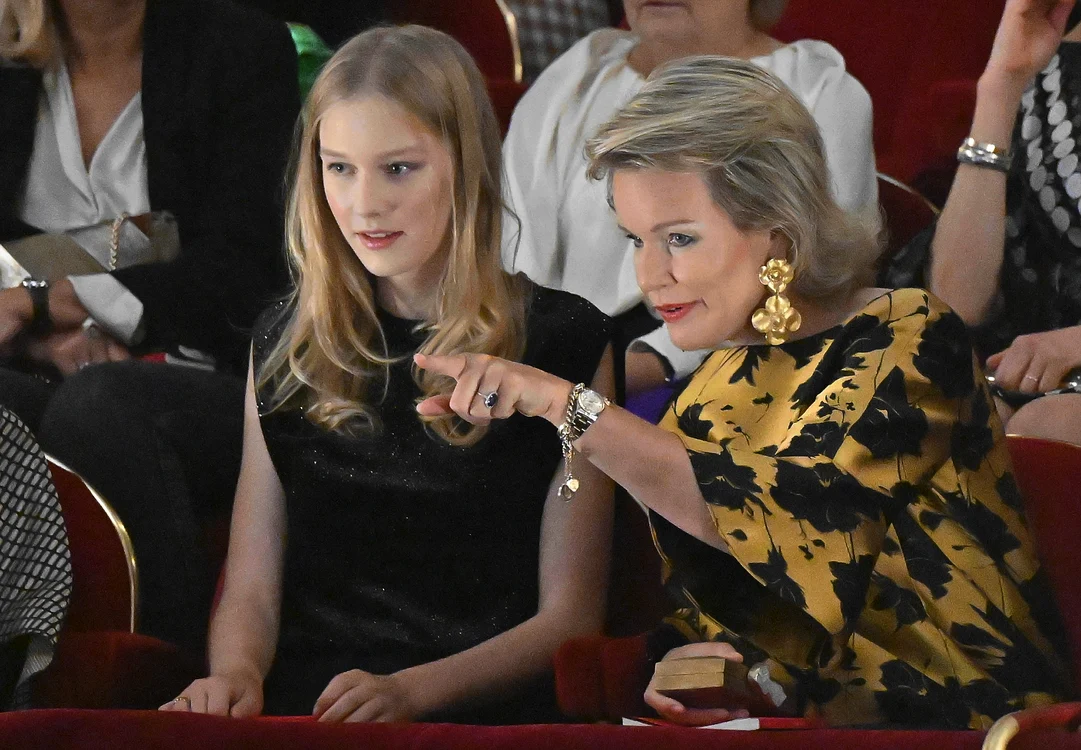 Prințesa Eleonore și Regina Mathilde a Belgiei, Foto Profimedia