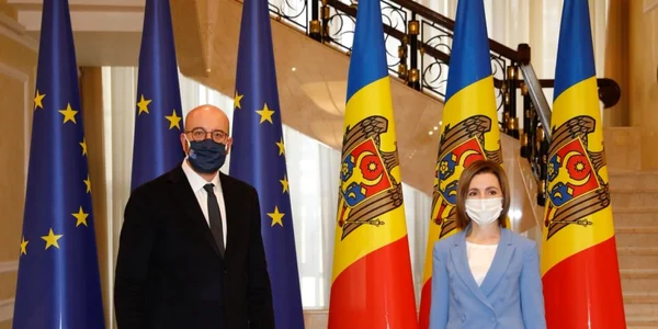 Charles Michel si Maia Sandu