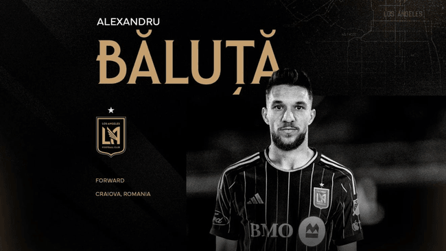 Băluță, oficial la Los Angeles FC. Slab pentru FCSB, bun pentru americanii la care joacă Hugo Lloris și Heung-min Son