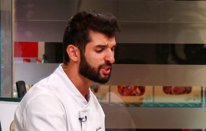Chef Abou Zaki la emisiunea Chefi la cuțite. FOTO: Facebook