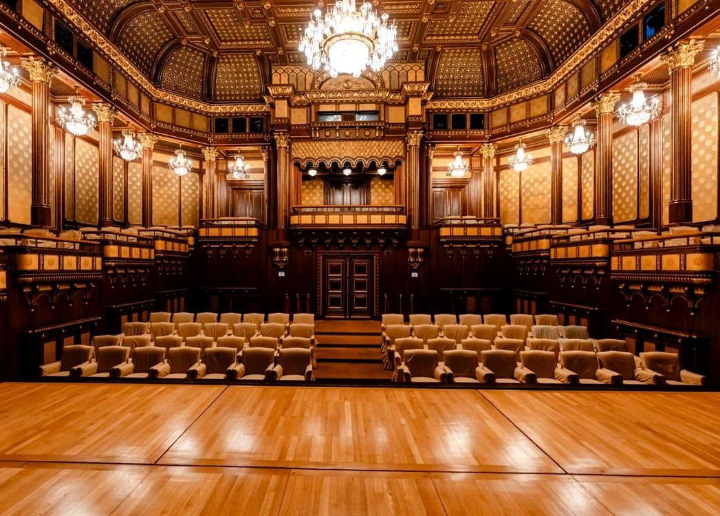 Sala teatru de la Cotroceni FOTO: Presidency.ro