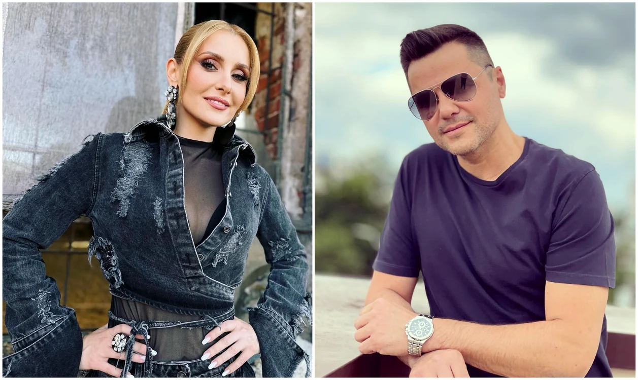 Alina Sorescu şi Gabriel Coveşeanu (Cove) au fost colegi la TVR. FOTO: Instagram
