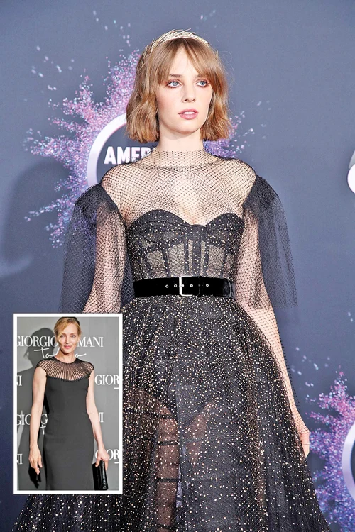 Maya Hawke Thurman, de 20 de ani, o copiază pe mama ei, Uma Thurman, de 49 de ani, în tot ce face