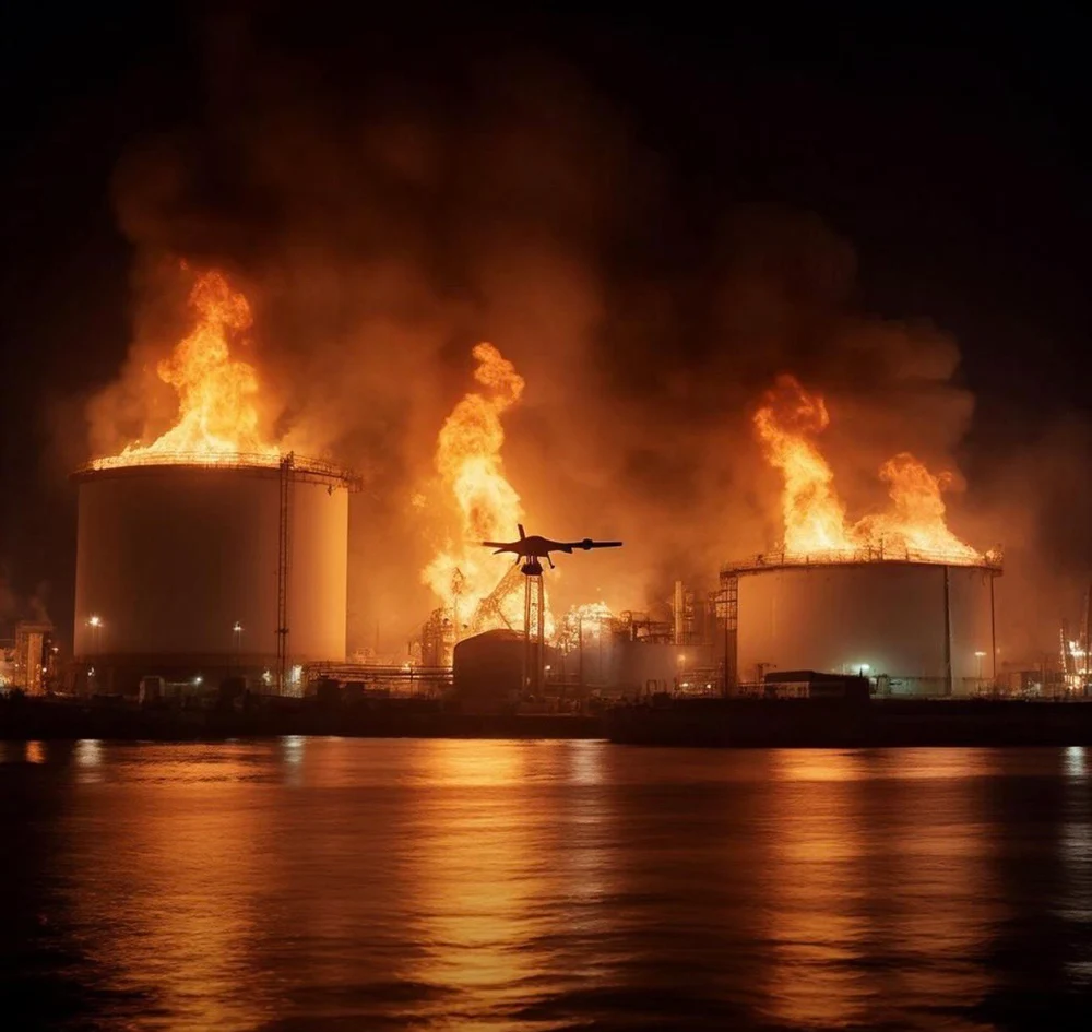 Drone ucrainene au lovit de Crăciun un port din Krasnodar și cel mai mare complex chimic de gaze din lume