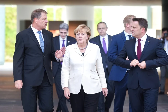 Preşedintele Klaus Iohannis s-a întâlnit, astăzi, cu Angela Merkel, în perspectiva summit-ului de la Bratislava FOTO presidency.ro