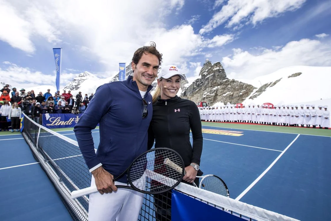 Roger Federer şi Lindsey Vonn