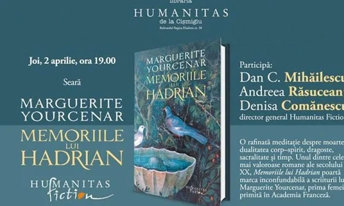 Lansare „Memoriile lui Hadrian”, de Marguerite Yourcenar jpeg