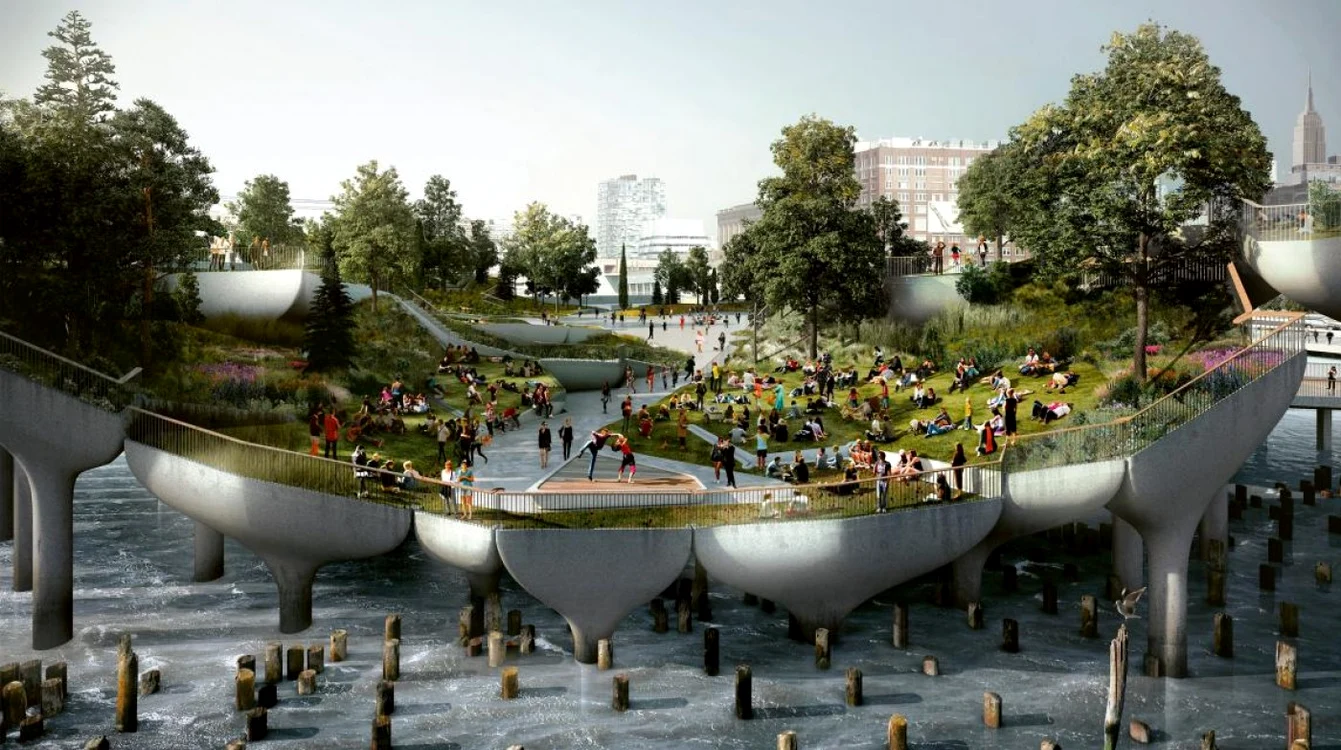 Parcul „Little Island” din Nww York