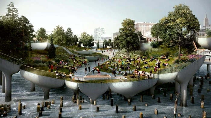 Parcul „Little Island” din Nww York