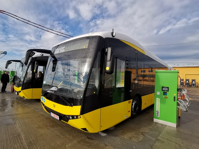 Primele autobuze electrice Karsan au ajuns la Timișoara FOTO Ștefan Both