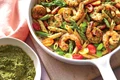 Paste cu creveţi şi pesto jpeg