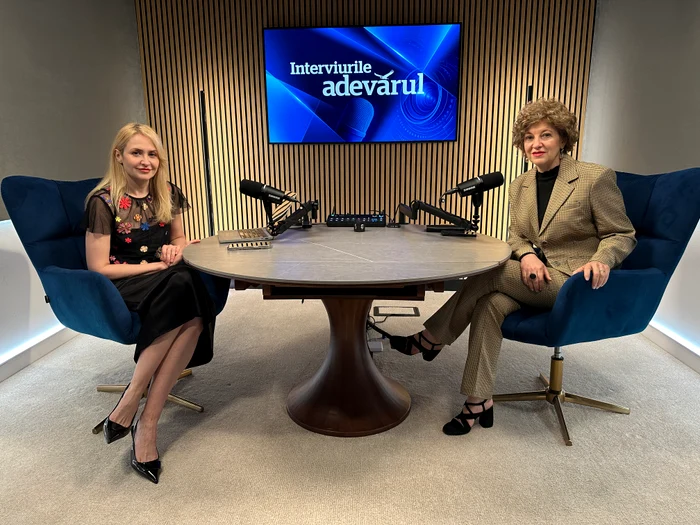 Oana Gheorghiu, la Interviurile „Adevărul”. FOTO Adevărul