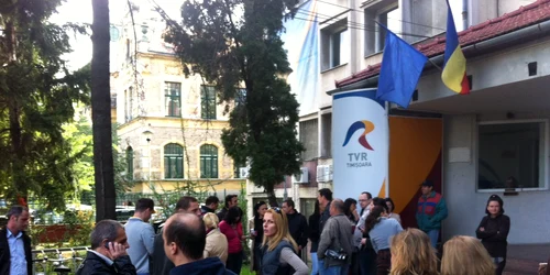 Protest la TVR Timişoara
