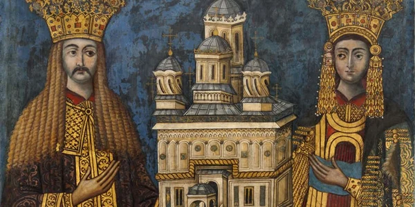 O capodoperă a artei medievale românești: Portretul votiv al lui Neagoe Basarab jpeg