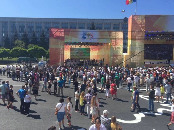 Ziua Independenţei, la Chişinău. FOTO Iurii Botnarenco