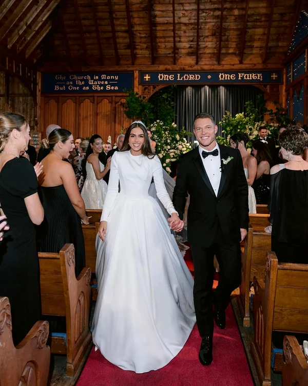 Olivia Culpo și Christian McCaffrey au ajuns la altar în vară (Foto: Instagram)