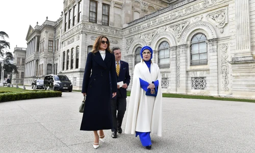 Regina Rania și Prima Doamnă a Turciei, Amina Erdogan, Profimedia (1) jpg