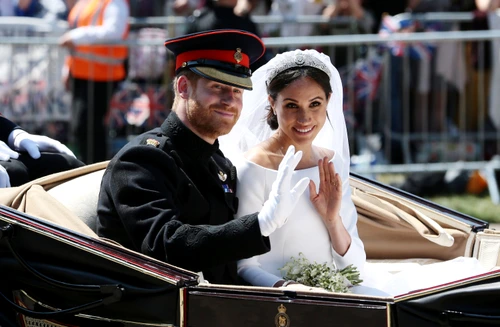 Prinţul Harry şi Meghan s-au căsătorit la 19 mai 2018, la Castelul WindsorFoto: Guliver / Gettyimages