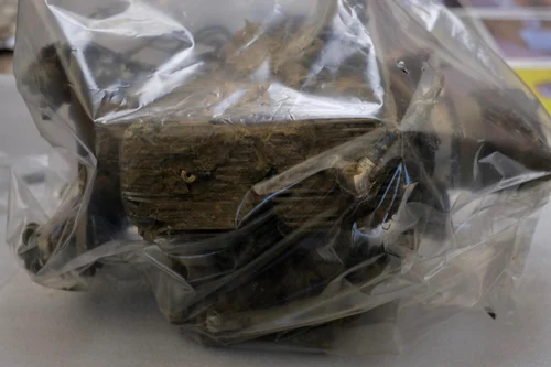 Fragment din drona rusă care a încălcat spațiul aerian românesc FOTO: Facebook / MAE