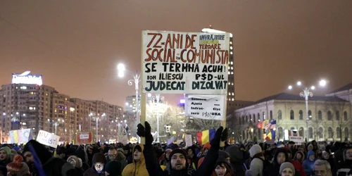 Proteste Piaţa Victoriei ziua 8 - 7 feb 2017 / FOTO Inquam Photos / Adriana Neagoe