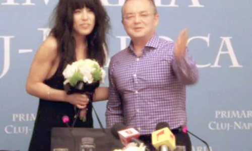 Loreen a cântat melodia  „Euphoria” sâmbătă  seară pentru clujeni (FOTO: Reuters) jpeg
