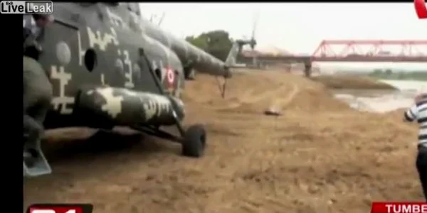 Femeie decapitata de elicopter FOTO Captura video